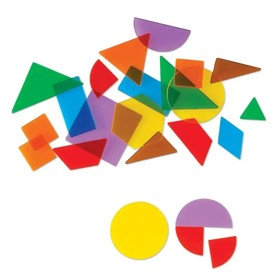 Translucent Geometric Shapes Set of 408-Translucent Geometric Shapes Set of 408
