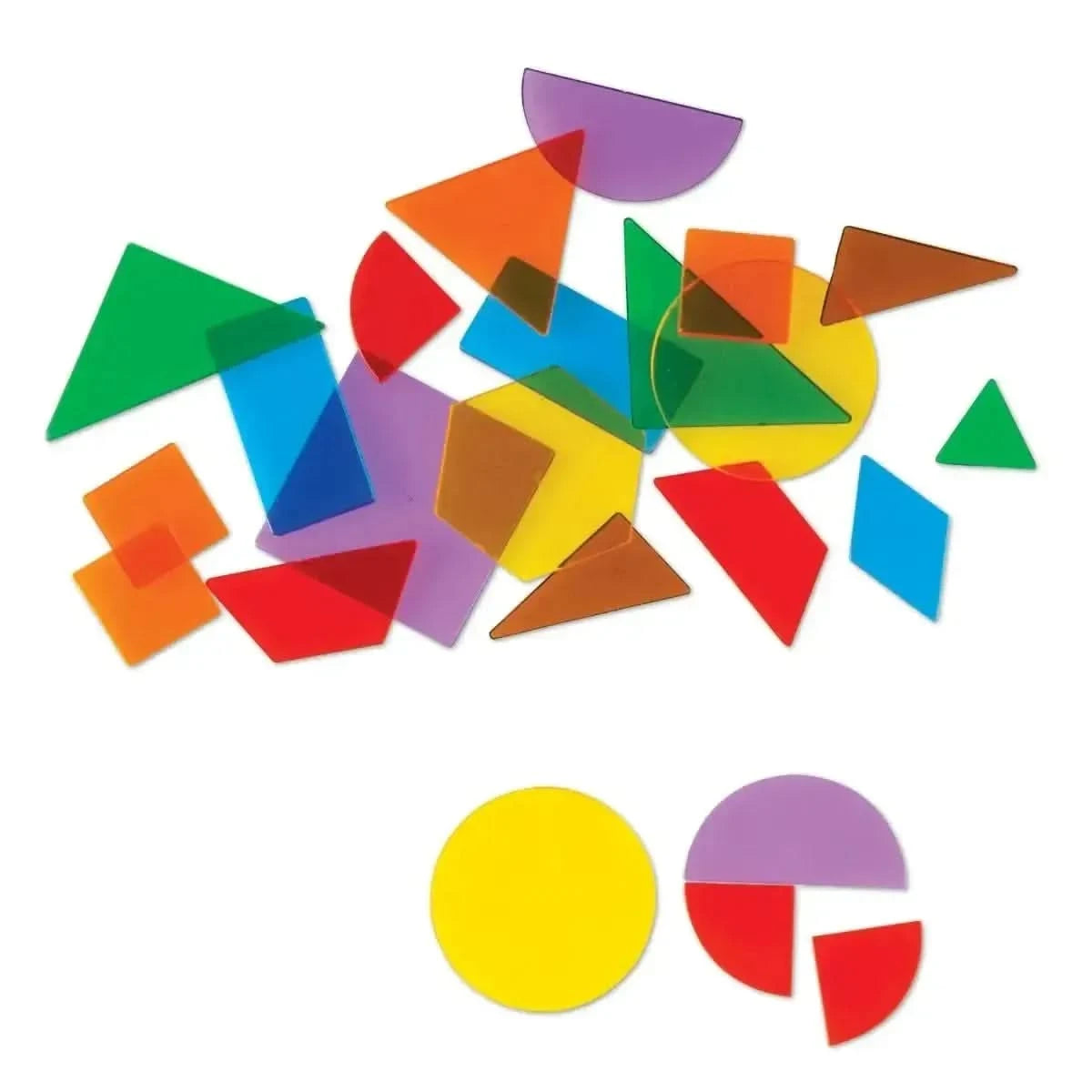 Translucent Geometric Shapes Set of 408-Translucent Geometric Shapes Set of 408
