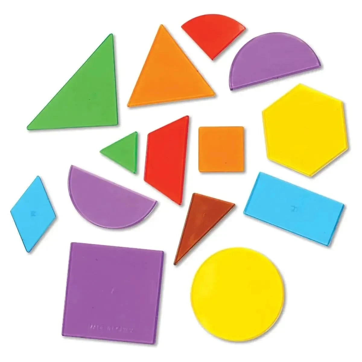 Translucent Geometric Shapes Set of 408-Translucent Geometric Shapes Set of 408