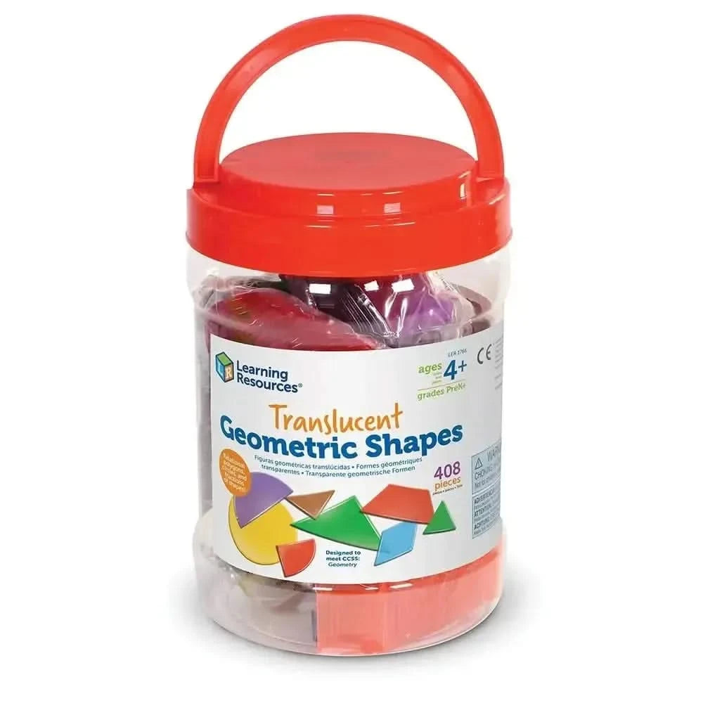 Translucent Geometric Shapes Set of 408-Translucent Geometric Shapes Set of 408
