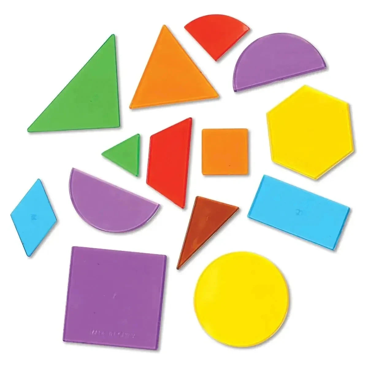 Translucent Geometric Shapes Set of 408-Translucent Geometric Shapes Set of 408