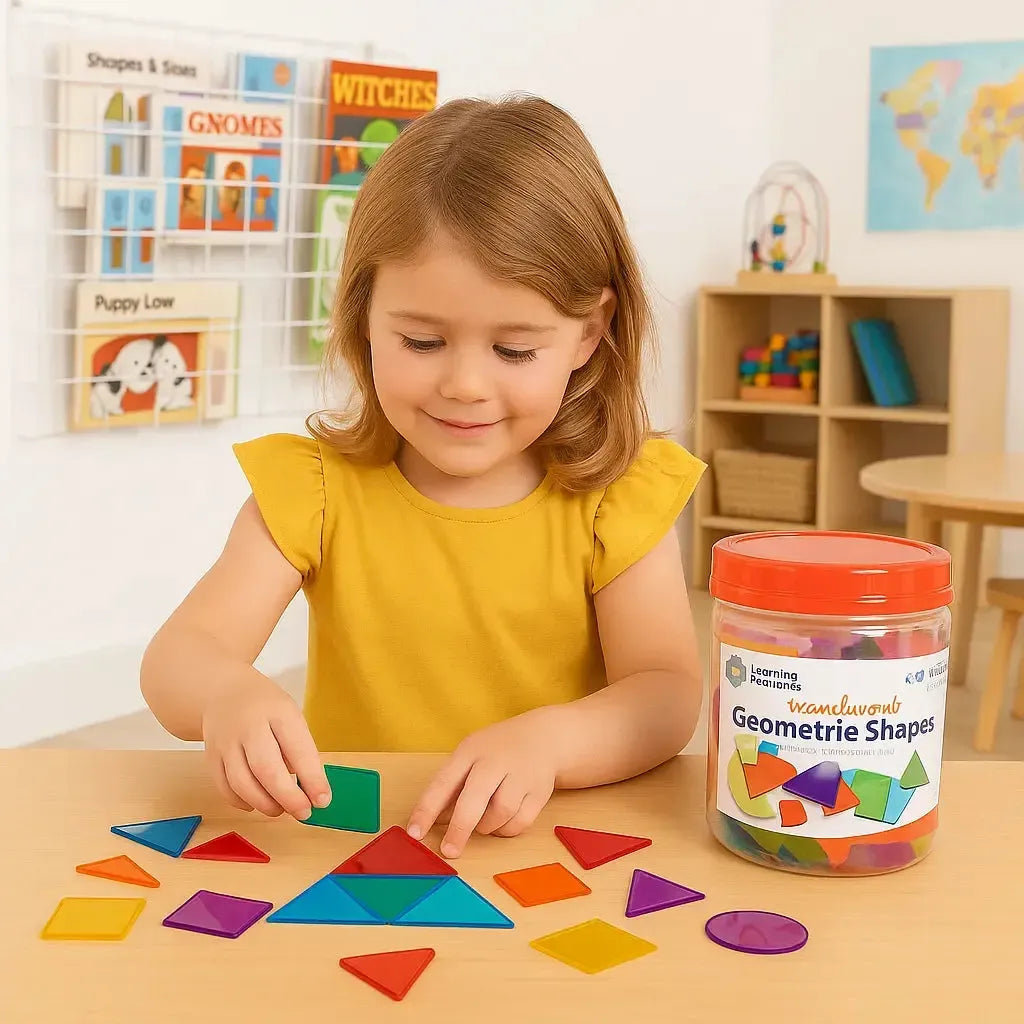 Translucent Geometric Shapes Set of 408-Translucent Geometric Shapes Set of 408