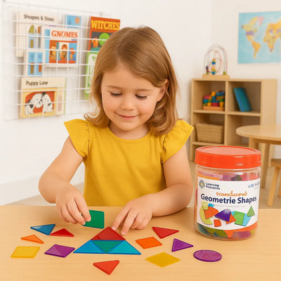 Translucent Geometric Shapes Set of 408-Translucent Geometric Shapes Set of 408