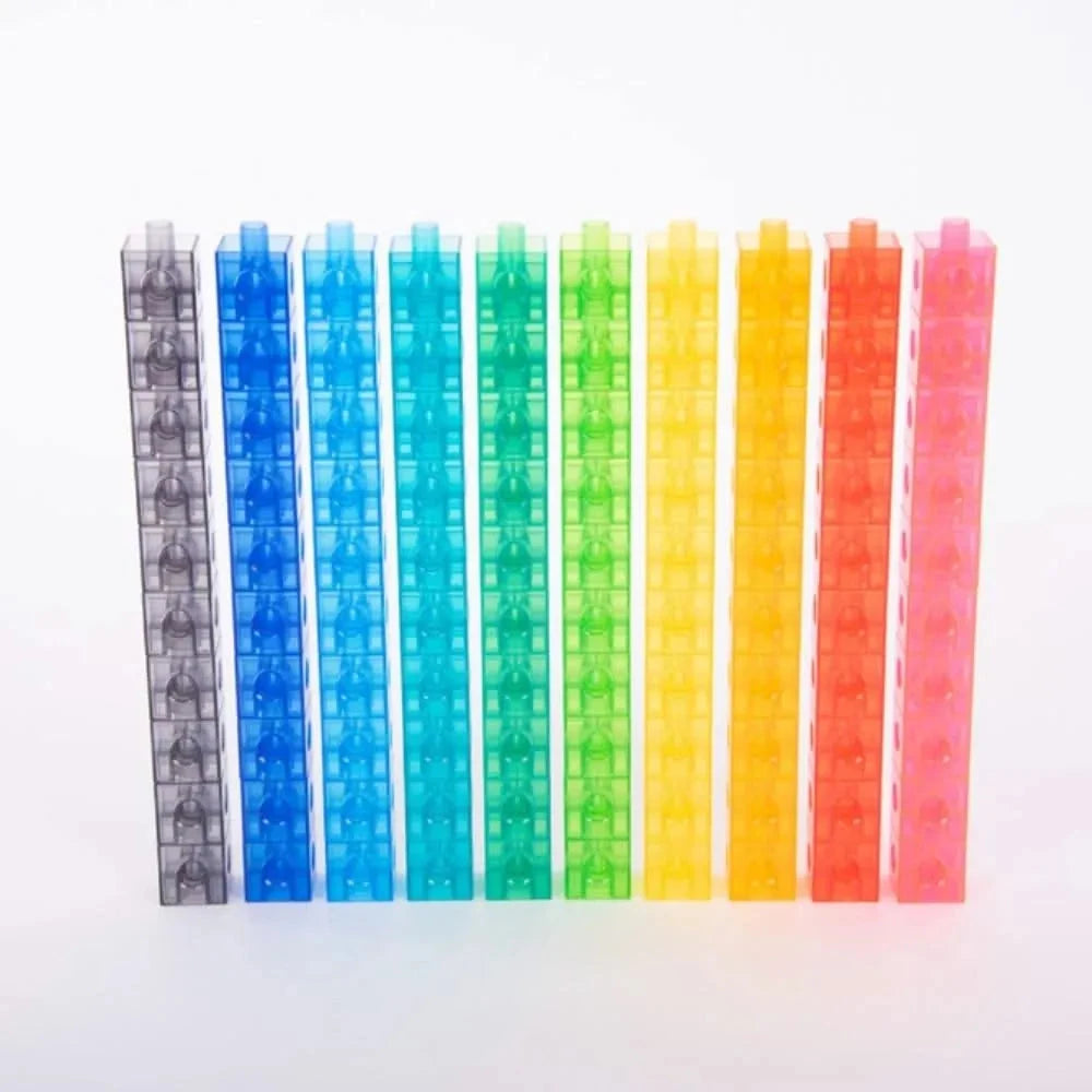 Translucent Linking Cubes - Pk100,Edex sensory toys,ShopEdex ...