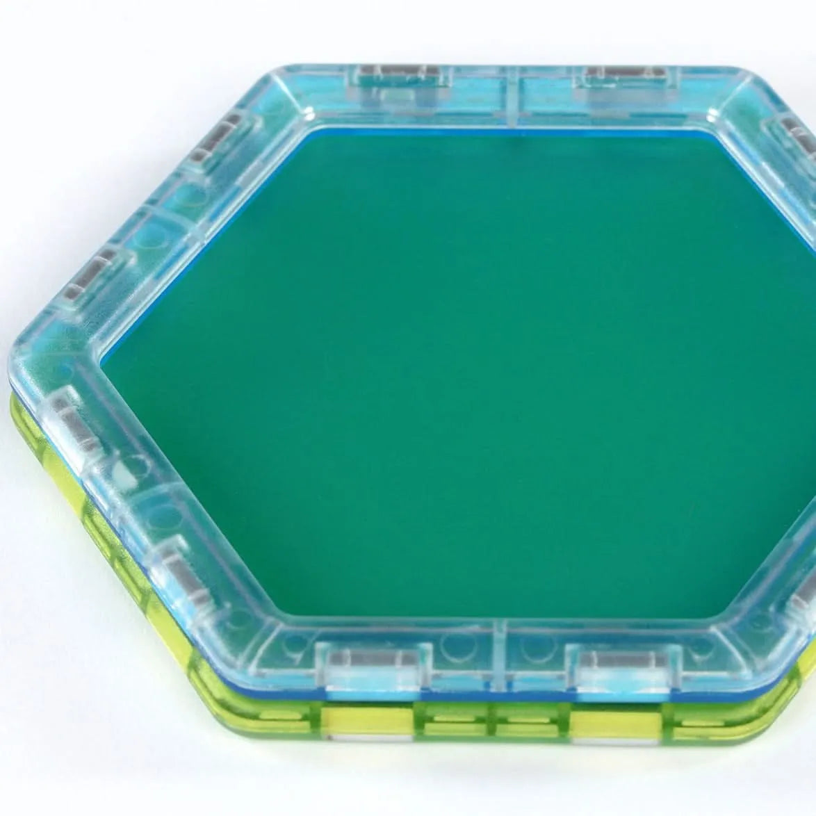 Translucent Solid Magnetic Polydron Essential Shapes Set-Translucent Solid Magnetic Polydron Essential Shapes Set