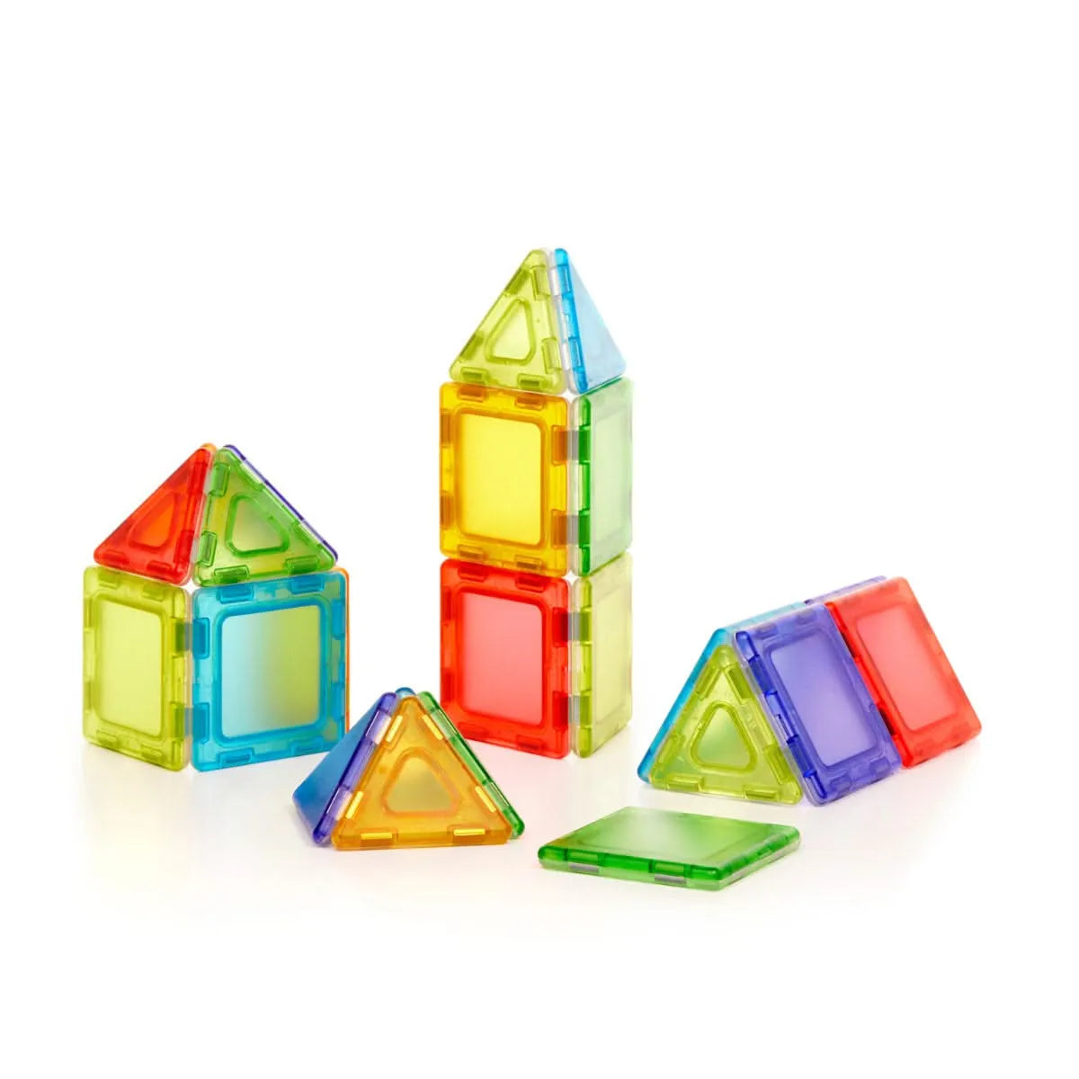 Translucent Solid Magnetic Polydron Starter Set-Translucent Solid Magnetic Polydron Starter Set
