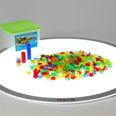 Translucent Stackable Counters 500 Piece-Translucent Stackable Counters 500 Piece