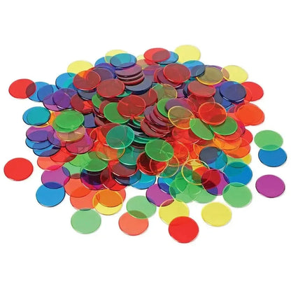 Transparent Counters Set of 250-Transparent Counters Set of 250