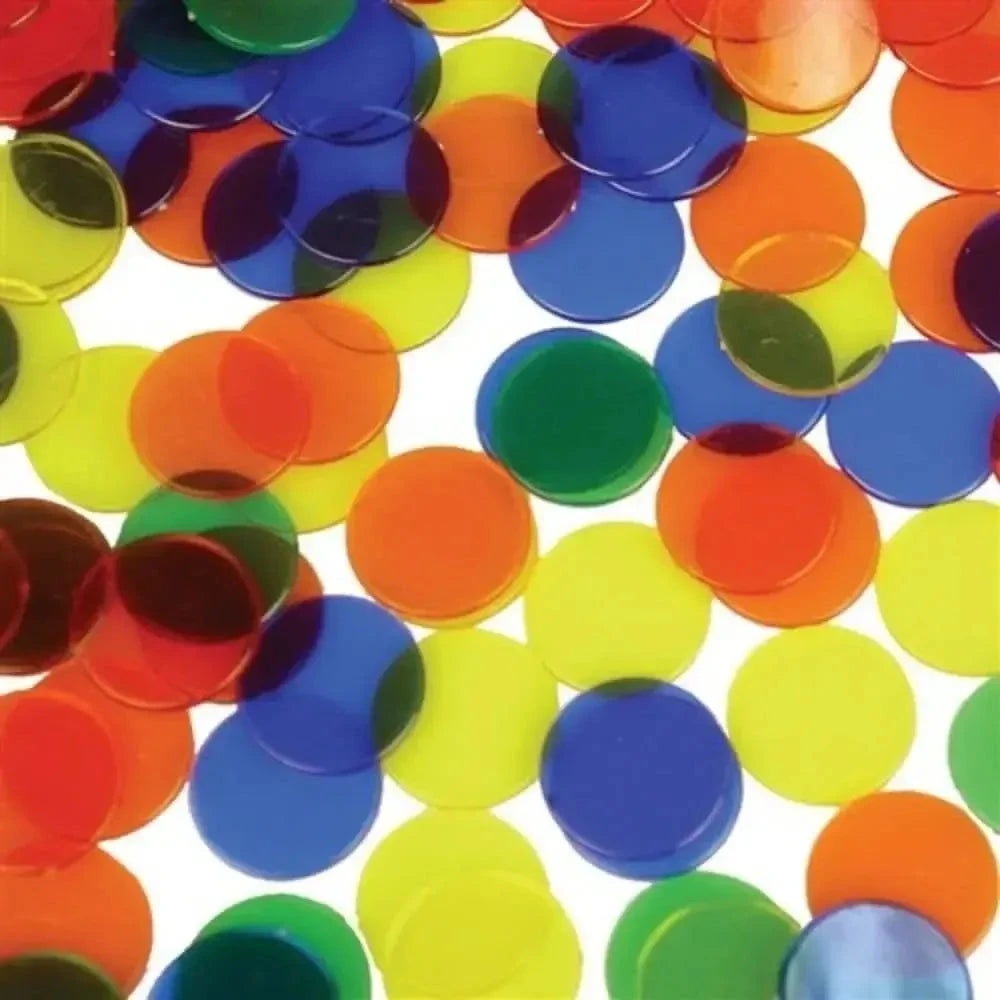 Transparent Counters Set of 250-Transparent Counters Set of 250