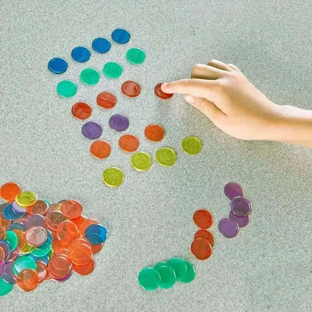 Transparent Counters Set of 250-Transparent Counters Set of 250