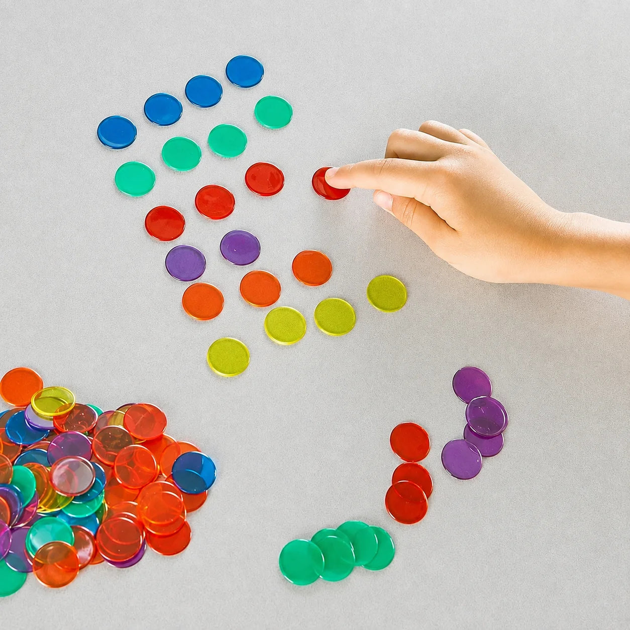 Transparent Counters Set of 250-Transparent Counters Set of 250