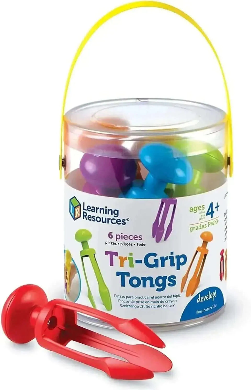 Tri-Grip Tongs Set of 6-Tri-Grip Tongs Set of 6