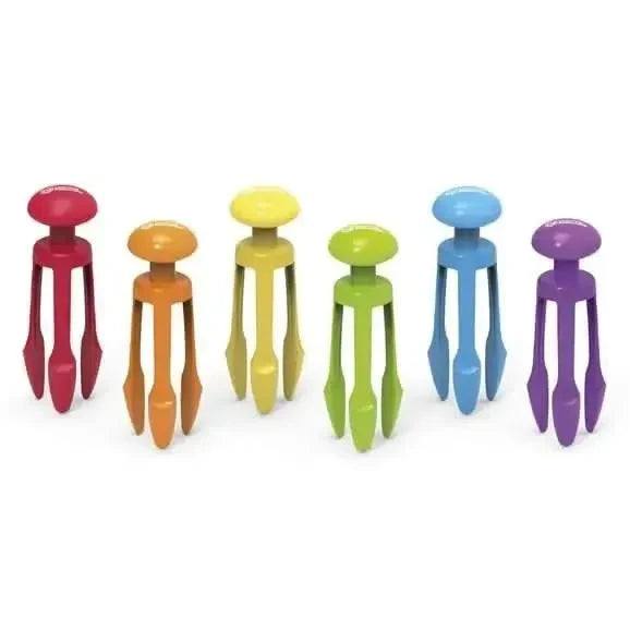 Tri-Grip Tongs Set of 6-Tri-Grip Tongs Set of 6