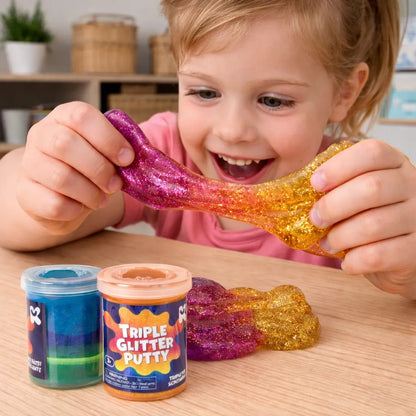 Triple Glitter Putty-Triple Glitter Putty