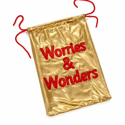 TTS Worries and Wonders Circle Time Bag showing the embroidered front