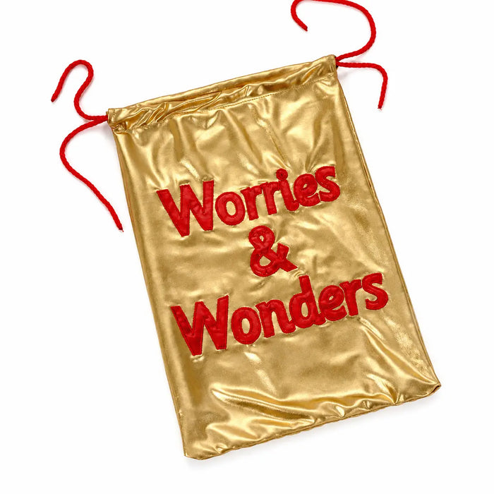TTS Worries and Wonders Circle Time Bag showing the embroidered front