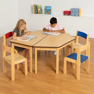 Tuf Class Rectangular Table Beech-Tuf Class Rectangular Table Beech