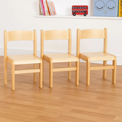 Tuf Class ™ Wooden Chair Natural Pack of 2-Tuf Class ™ Wooden Chair Natural Pack of 2