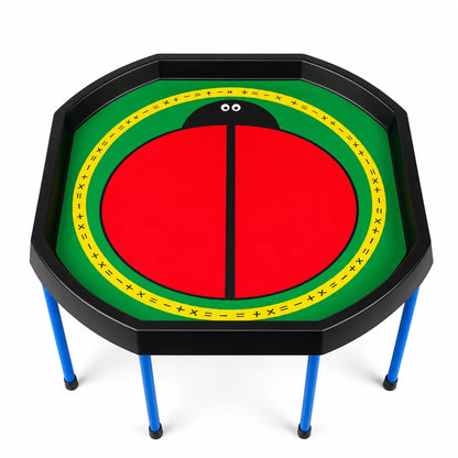 Tuff Tray Insert Double Sided Exploring Maths and Symmetry – printed play mat view 2