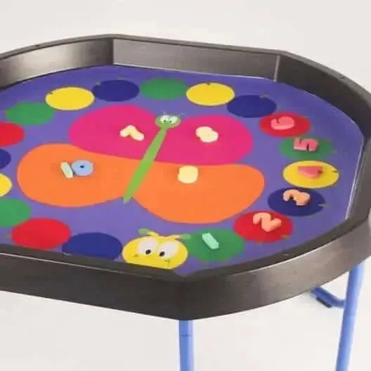 Tuff Tray Insert Double Sided Exploring Maths and Symmetry-Tuff Tray Insert Double Sided Exploring Maths and Symmetry