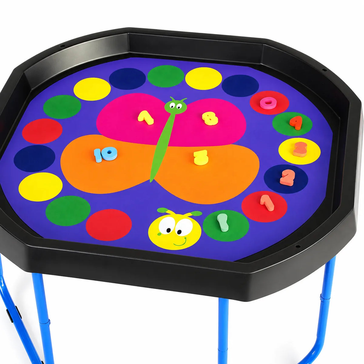 Tuff Tray Insert Double Sided Exploring Maths and Symmetry – printed play mat view 3