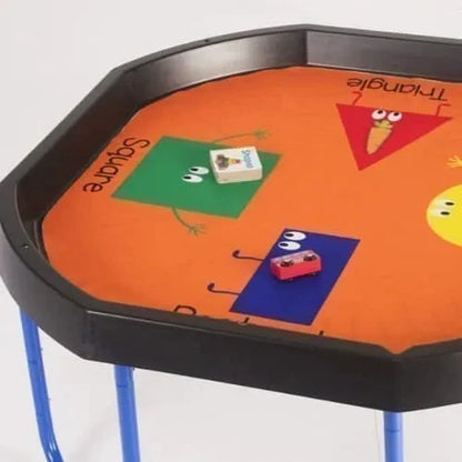 Tuff Tray Insert Double Sided Exploring Time and Shape-Tuff Tray Insert Double Sided Exploring Time and Shape