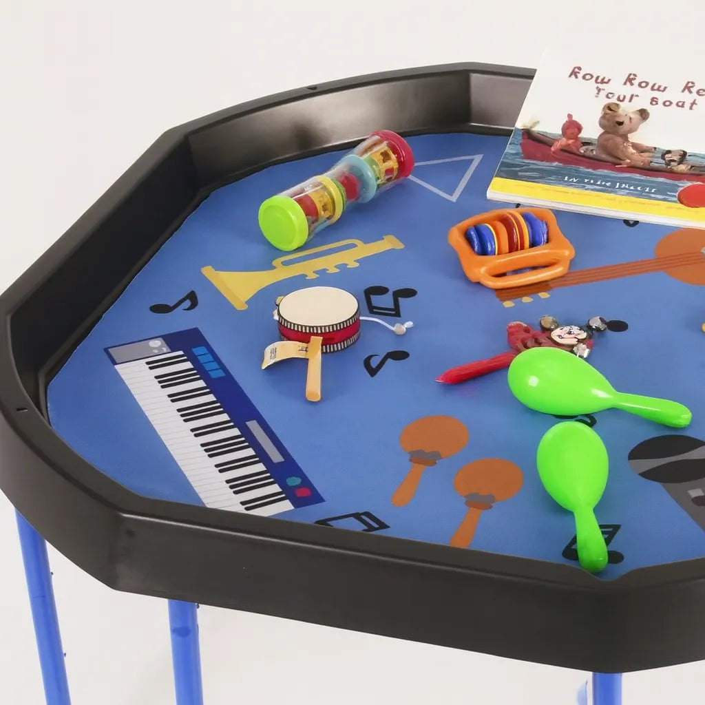 Tuff Tray Insert Double Sided Music & Drama-Tuff Tray Insert Double Sided Music & Drama