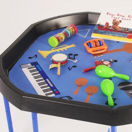 Tuff Tray Insert Double Sided Music & Drama, The Tuff Tray Insert Double Sided Music & Drama is a versatile and engaging resource that will captivate young learners. With its simple designs and bright colors, this insert allows teachers to create and display resources in an appealing and accessible way.Whether used on the floor, a table top, or in a play tray, these "Explorer" mats can be incorporated into different areas and stages of the curriculum. They provide endless learning opportunities for both tea