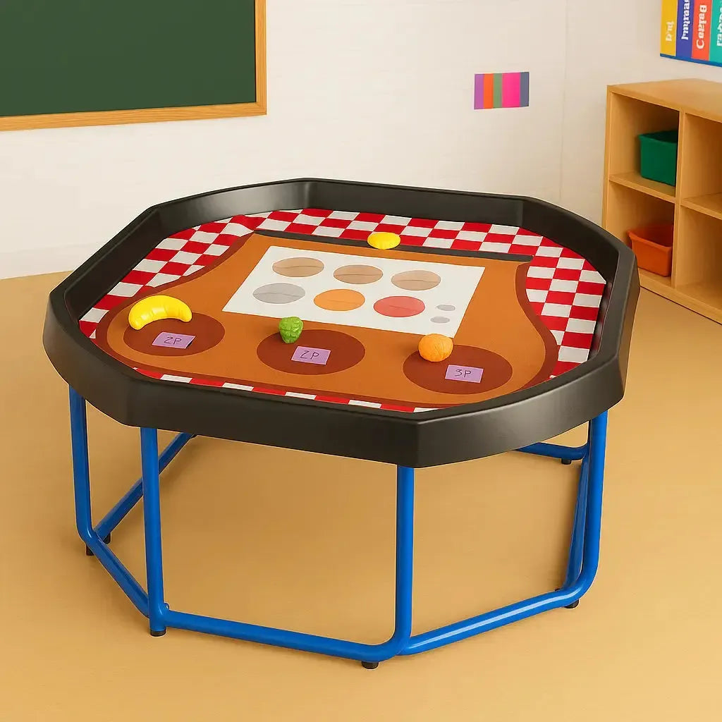 Tuff Tray Insert Exploring Food/Exploring Money-Tuff Tray Insert Exploring Food/Exploring Money