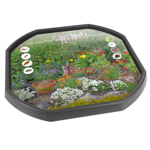Tuff Tray Insert Garden Minibeasts, Introducing the Tuff Tray Insert Garden Minibeasts Mat, the perfect tool for finding and exploring minibeasts in their natural habitat. This realistic mat is designed to fit an Active World Tray, allowing children to get up close and personal with nature.With this insert, children can enhance their sensory play by building up the scene with a variety of wet and dry materials. Create a realistic environment using foliage, moss, wood, stones, gravel, and even mud! Watch as 