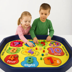 Tuff Tray Insert Number Mat-Tuff Tray Insert Number Mat