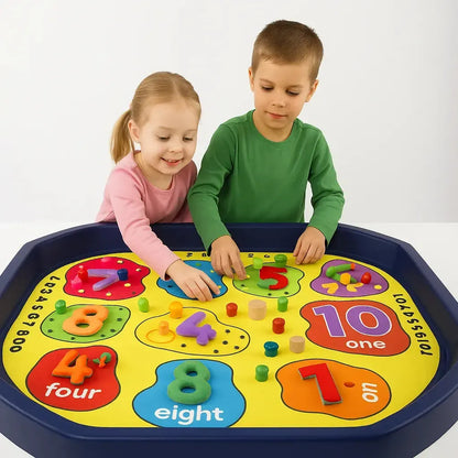 Tuff Tray Insert Number Mat-Tuff Tray Insert Number Mat