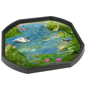 Tuff Tray Insert Pond Scene-Tuff Tray Insert Pond Scene