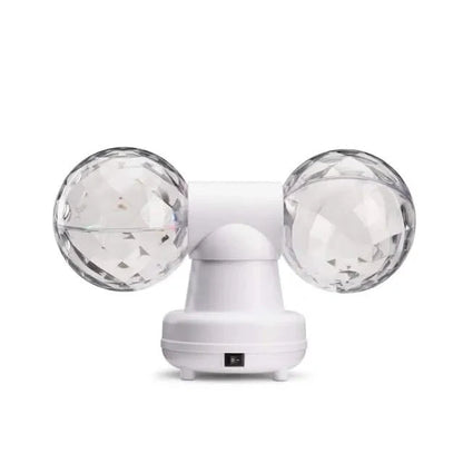 Twin Disco Ball in White-Twin Disco Ball in White
