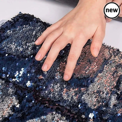 Two-Tone Sequin Weighted Lap Pillow-Two-Tone Sequin Weighted Lap Pillow