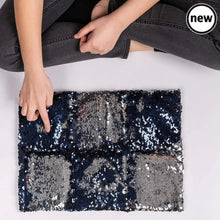 Two-Tone Sequin Weighted Lap Pillow-Two-Tone Sequin Weighted Lap Pillow
