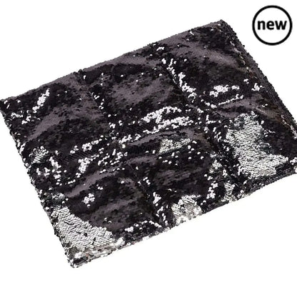 Two-Tone Sequin Weighted Lap Pillow-Two-Tone Sequin Weighted Lap Pillow