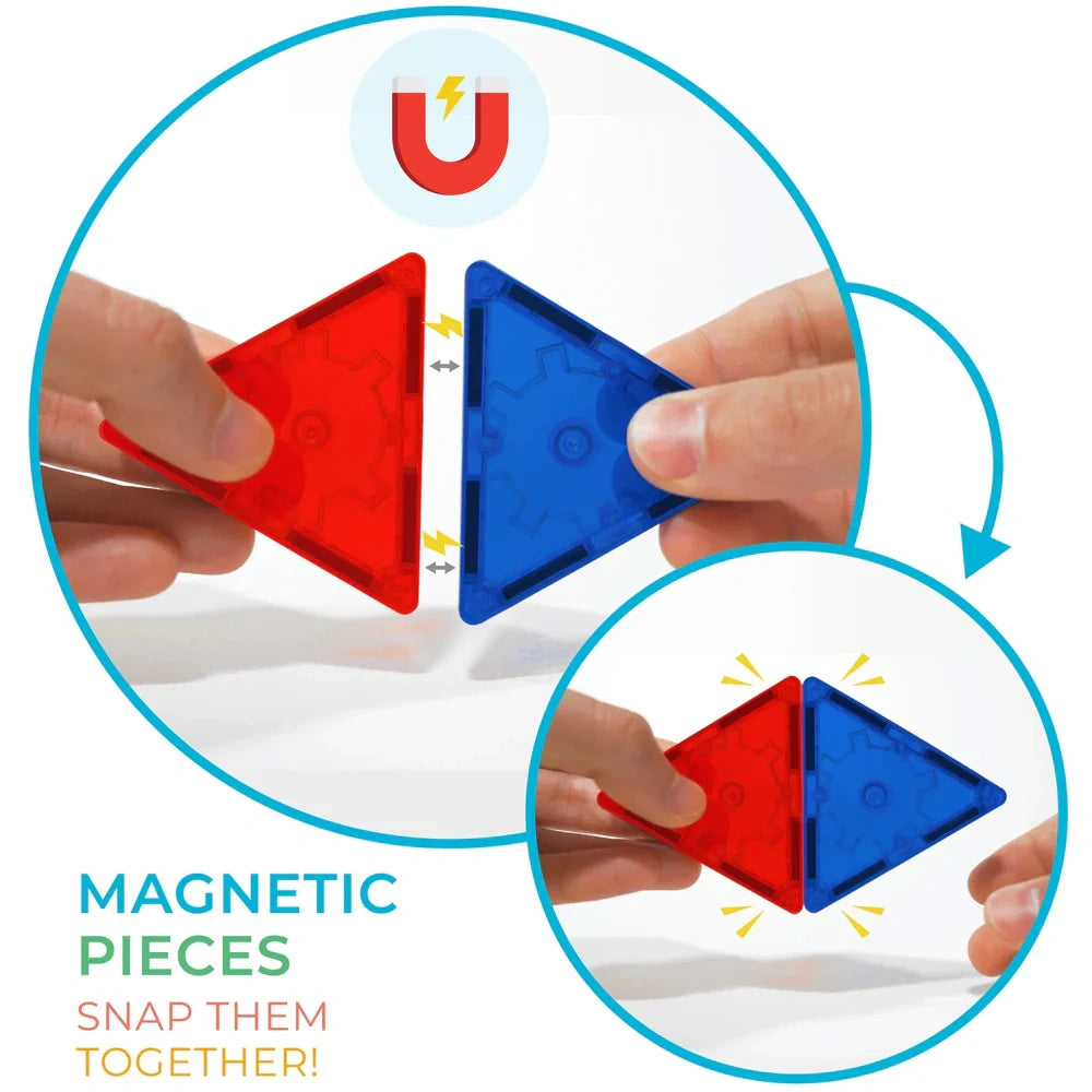 Tytan Magnetic Tiles 60 Piece Playset-Tytan Magnetic Tiles 60 Piece Playset