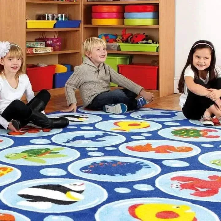 Under the Sea Corner Placement Carpet-Under the Sea Corner Placement Carpet