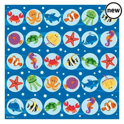 Under the Sea Rectangular Placement Carpet-Under the Sea Rectangular Placement Carpet