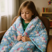 Unicorns Cotton Weighted Blanket-Unicorns Cotton Weighted Blanket