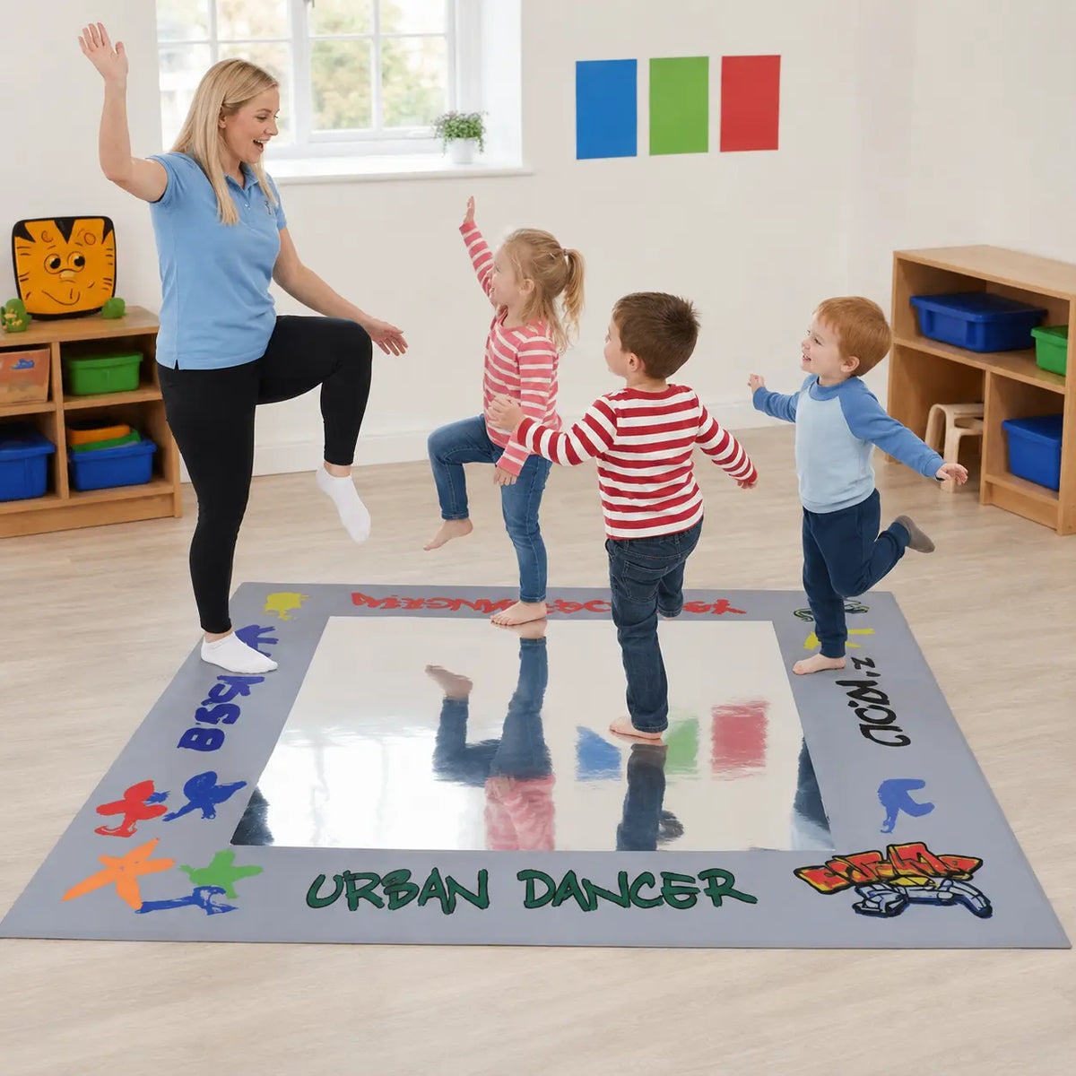 Urban Dance Mat Deluxe educator-led freeze dance activity