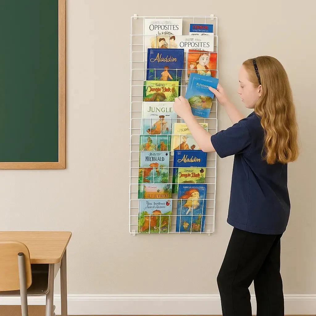 Student Book Rack Vertical Book Rack,School book racks,vertical book racks,classroom book ...