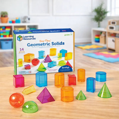 View-Thru Geometric Solids (Set of 14)-View-Thru Geometric Solids (Set of 14)