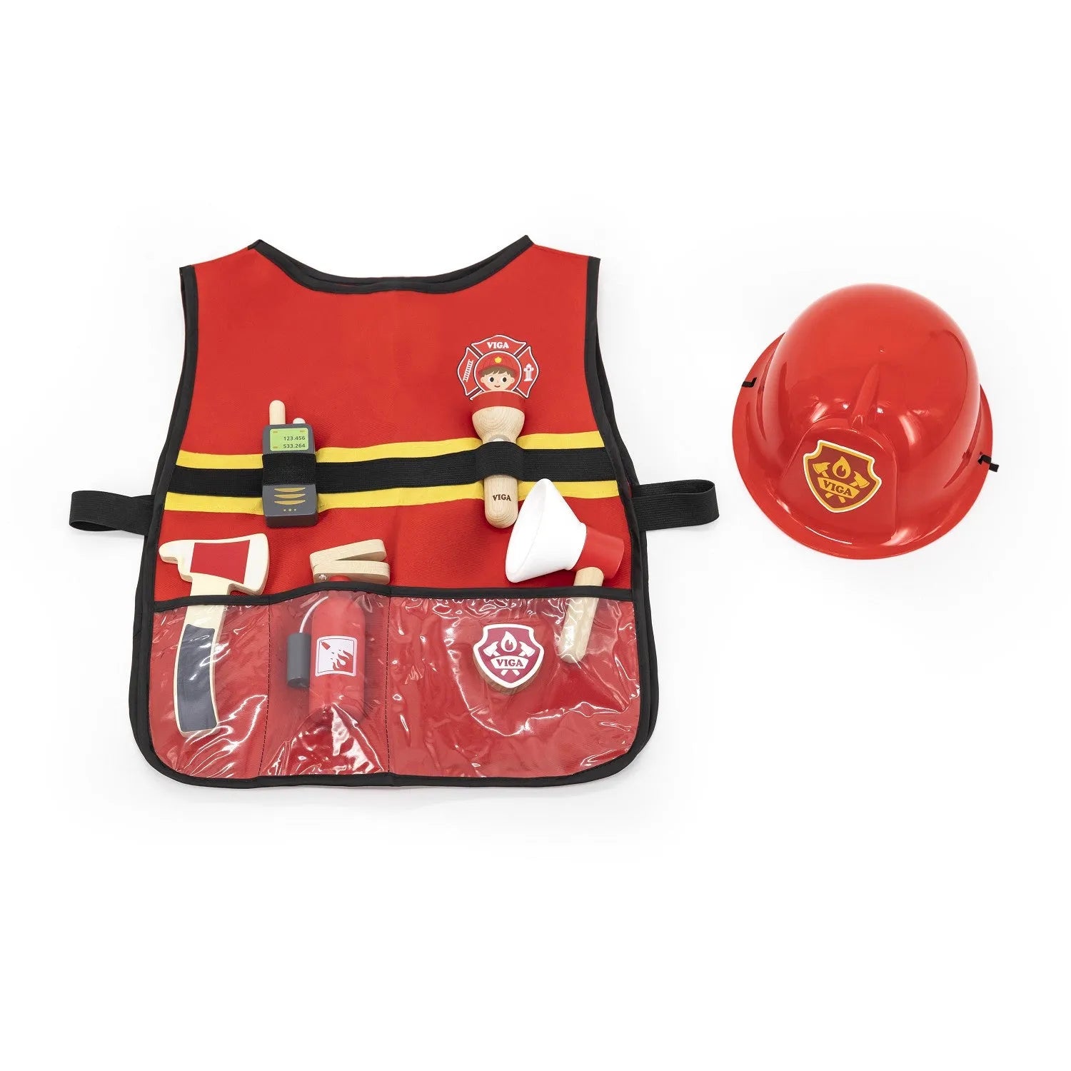 Viga Toys® Firefighter Role Play Set-Viga Toys® Firefighter Role Play Set