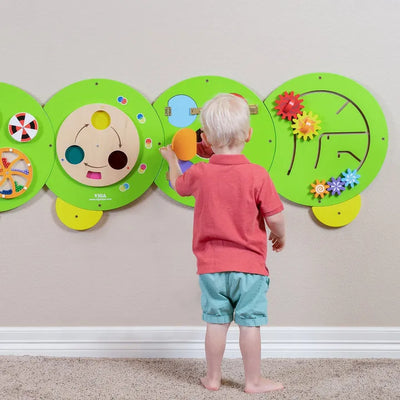 Viga Toys Wall Activity Caterpillar-Viga Toys Wall Activity Caterpillar