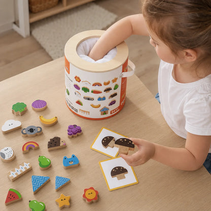 Viga Toys Wooden Touch and Find Game-Viga Toys Wooden Touch and Find Game