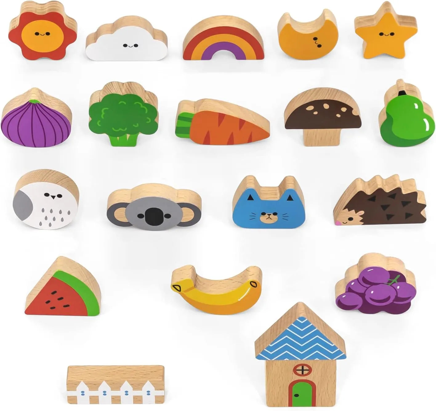 Viga Toys Wooden Touch and Find Game-Viga Toys Wooden Touch and Find Game