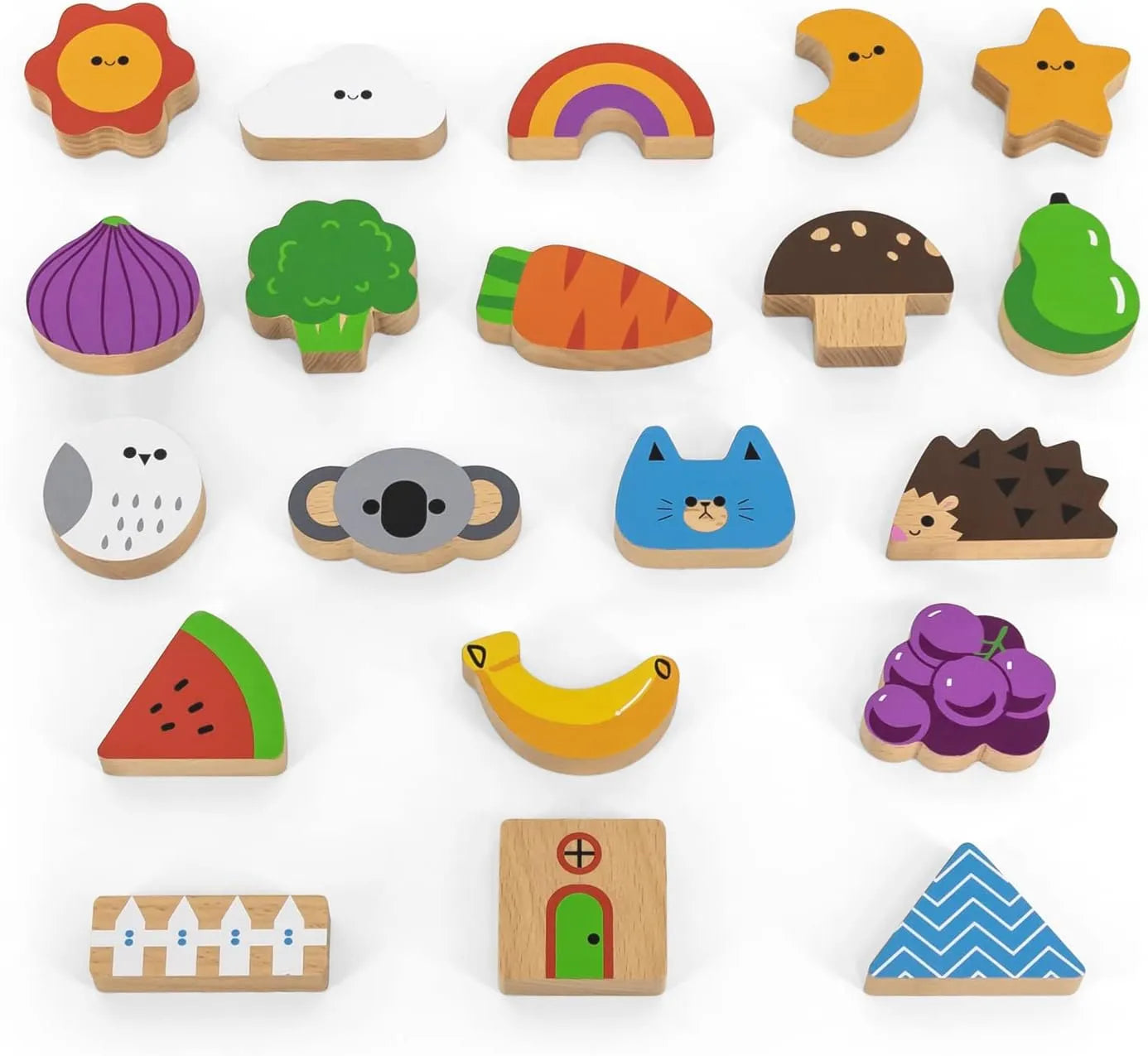 Viga Toys Wooden Touch and Find Game-Viga Toys Wooden Touch and Find Game