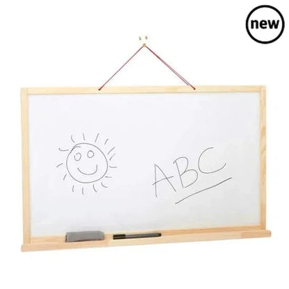 Wall Hanging Dry Wipe Board and Chalkboard Easel-Wall Hanging Dry Wipe Board and Chalkboard Easel